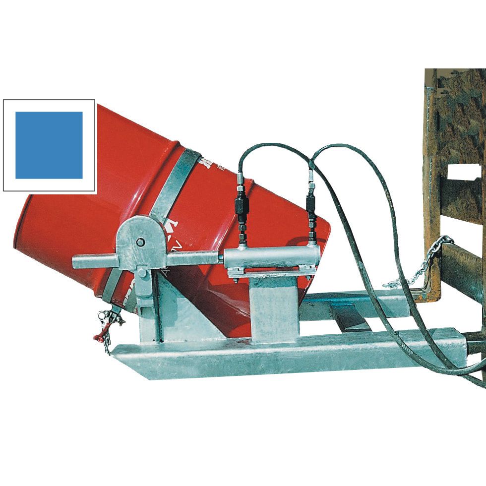 Fasskipper - Fassdurchmesser 560 mm - 360 kg - Endloskette - feuerrot