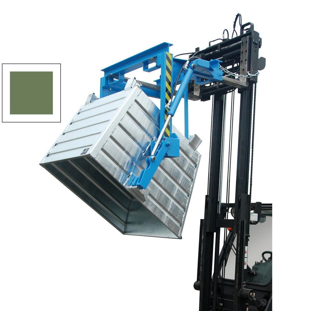 BAUER Kipptraverse - für Stapelkipper mit 1.500 l Volumen - hydraulisch - feuerrot