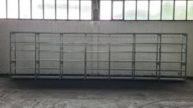 Gebrauchtes Fachbodenregal - ca. 2.500 x 9.051 x 600 mm (HxBxT) - Fachlast 150 kg - 6 Böden