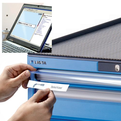 Lista Schubladenschrank - 14.252.010 - 850x564x572 mm (HxBxT) - 7 Schubladen - 75 kg - Key Lock - lichtblau (RAL 5012)