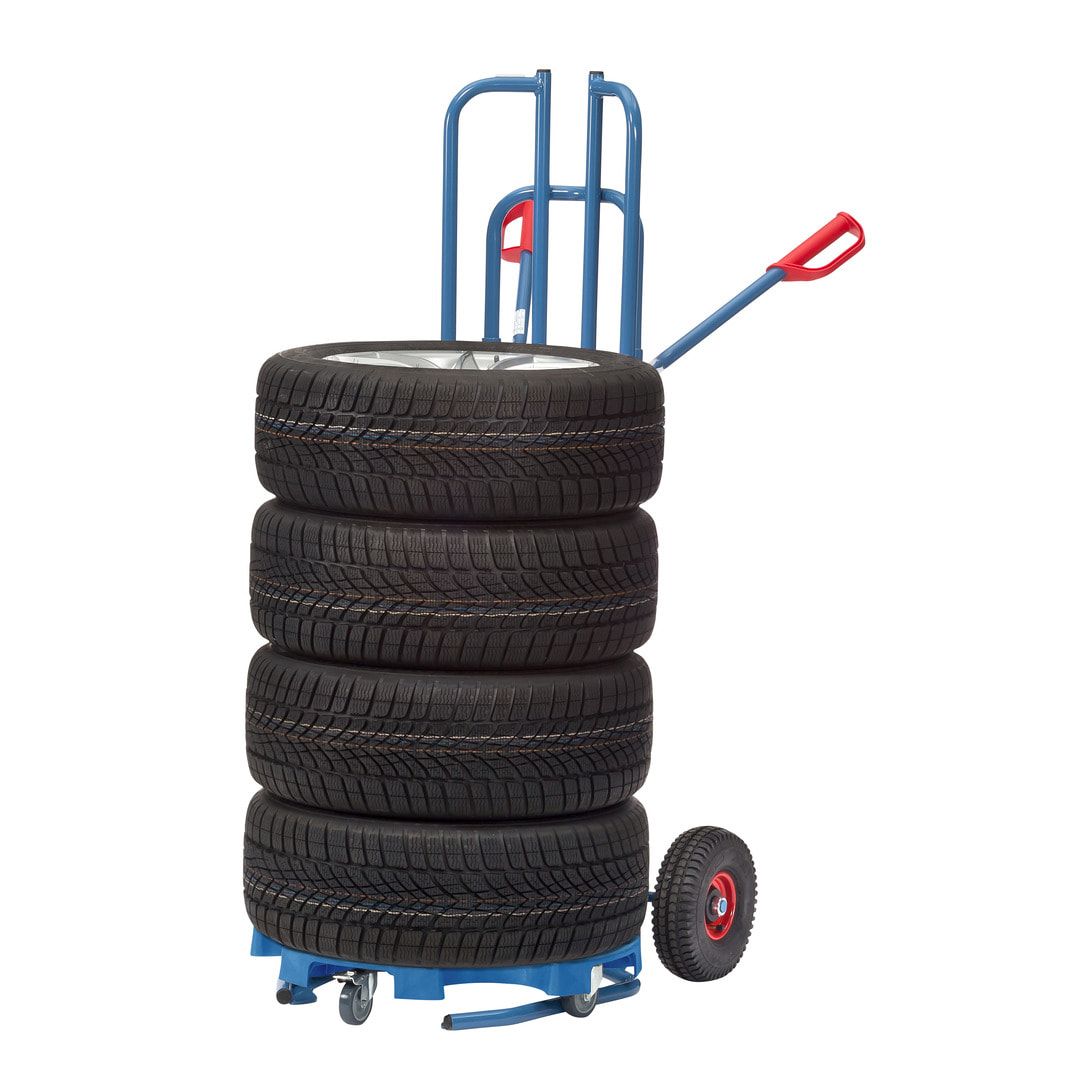 Fetra Reifenroller - Durchmesser 630 mm - Tragkraft 120 kg - Höhe 110 mm - blau