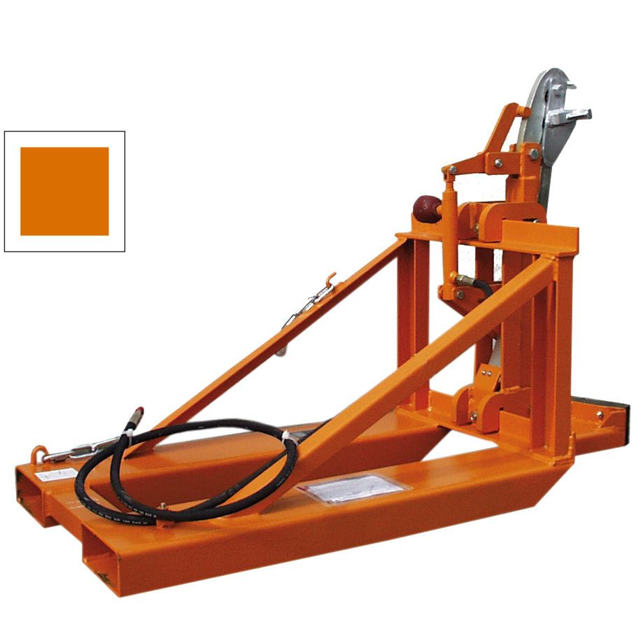 BAUER Fasslifter - 1 x 200/220-l-Fass - breite Auflage - feuerrot