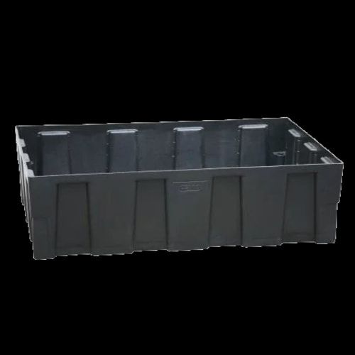 PE-Auffangwanne - 224 l - 600 kg - 330 x 1.205 x 805 mm - schwarz - Gitterrost