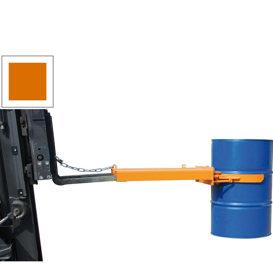 BAUER Fassgreifer für stehende Fässer - 1 x 200-l-Fass - 500 kg - feuerverzinkt