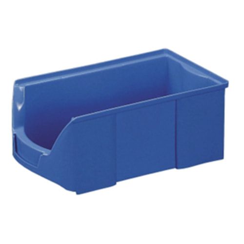 Sichtlagerkästen - PE - 75x103x168 mm - 42 Stück - Lebensmittelecht - Farbe blau
