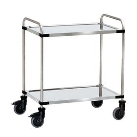 Fetra - Servierwagen - Edelstahl - 120 kg - 2 Böden