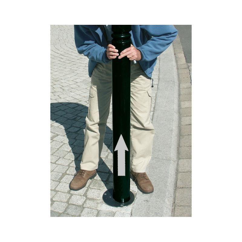 Bodenhülse für Pfosten - Durchmesser 114 mm, verriegelbar