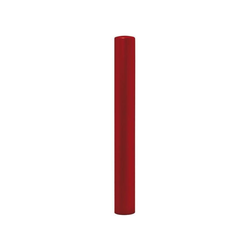 Einfacher Pfosten mit Bogenkopf - Durchmesser 114 mm - Höhe 1.000 mm - Farbe enzianblau