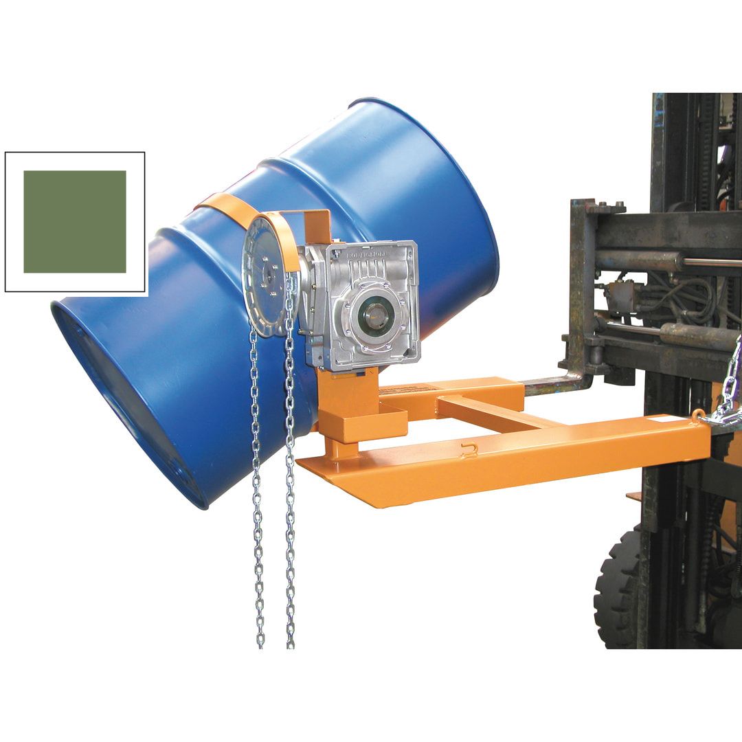 Fasskipper - Fassdurchmesser 560 mm - 360 kg - Endloskette - feuerrot