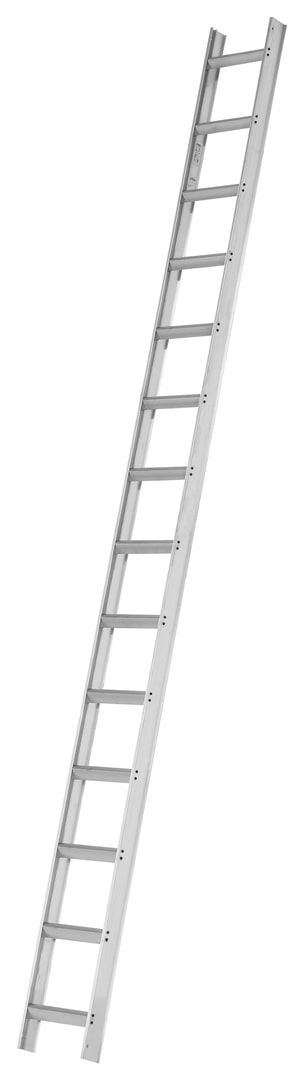 Dachleiter - Aluleiter - 14 Sprossen - Länge 3.900 - Hymer - Alu-natur