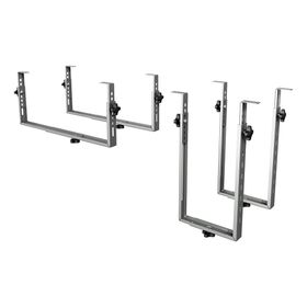 Computerhalterung - Computergehäuse-Halterung - verstellbar - Stahl - max. 250 x 460 mm (BxH) vertikal - max. 600 x 310 mm (BxH) horizontal