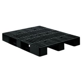 3-Kufen-Palette - PE - Traglast 1.000 kg - BxTxH 1.200x1.000x150 mm - schwarz