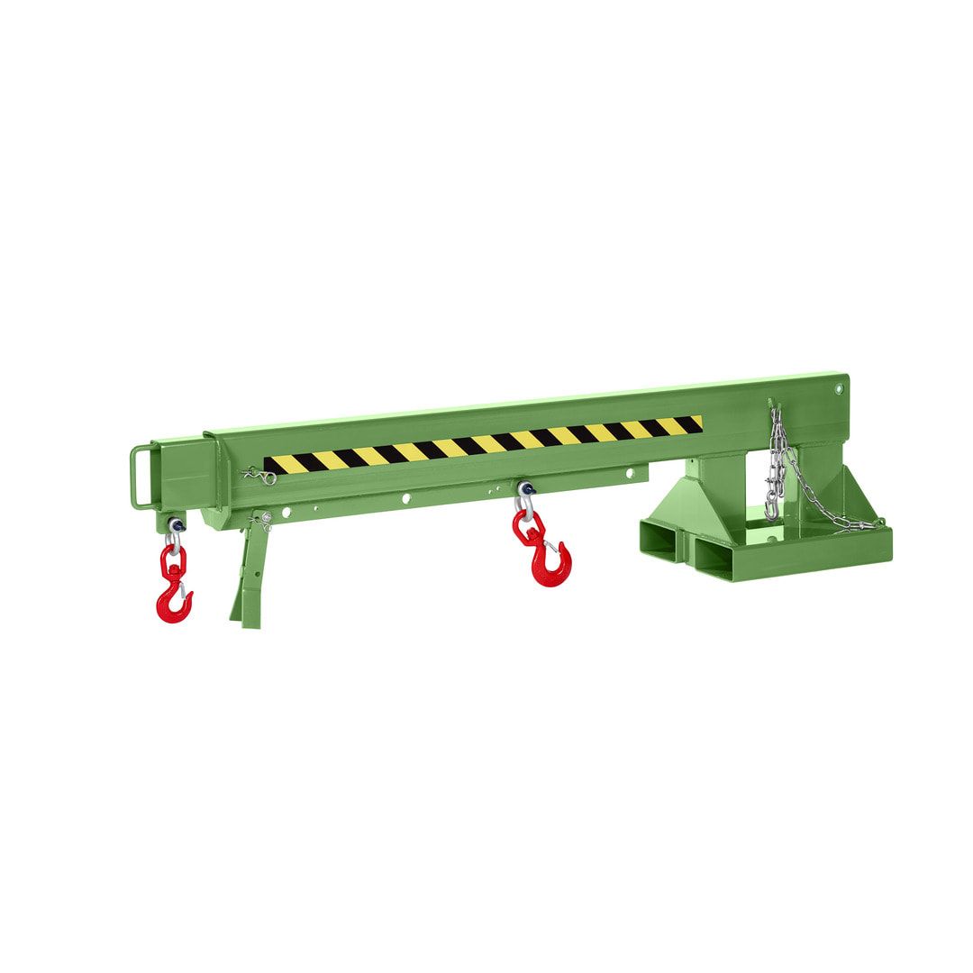 Kranarm für Gabelstapler - max. Traglast 5.000 kg - Länge 2.220 - 3.720 mm - anthrazitgrau