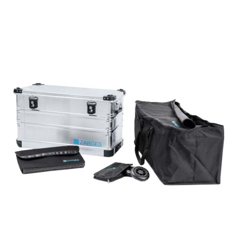 Zarges Kiste K 424 XC - Vollausstattungspaket - 60 Liter - 600 x 400 x 385 mm - Aluminiumkiste