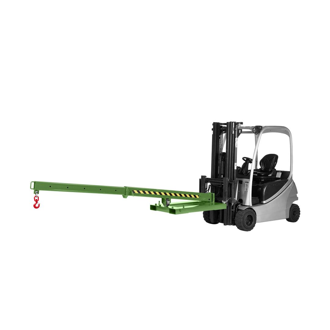 Kranarm, seitenverstellbar - Traglast 1.000 kg - Länge 2.260 - 3.760 mm - anthrazitgrau