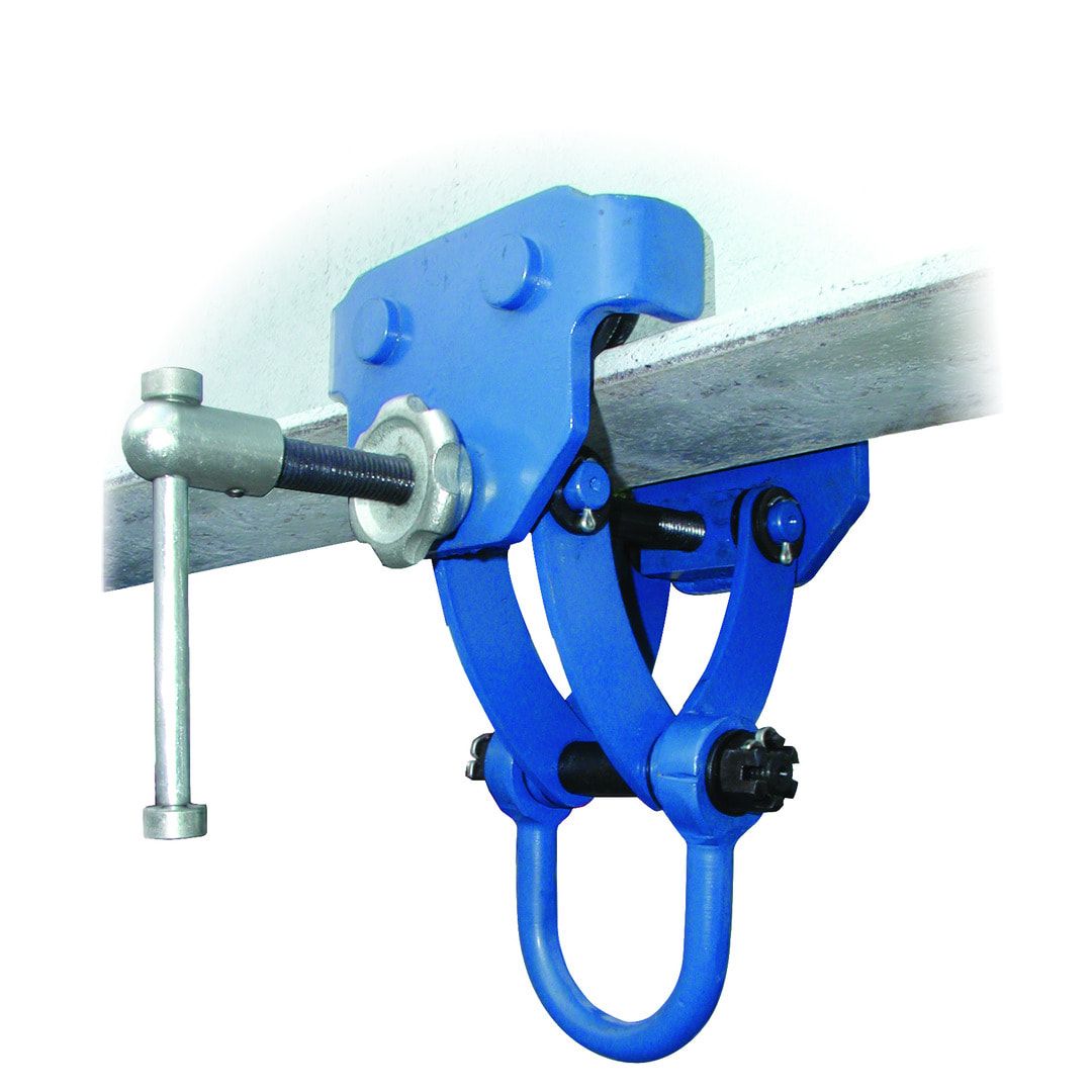 Rollklemme - Tragkraft 1.000 kg - Flanschbereich 64 - 203 mm