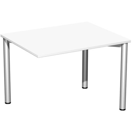 Schreibtisch - 4-Fuß Flex - Bürotisch - 720 x 1.000 x 800 mm (HxBxT) - Gestell anthrazit - Ahorn