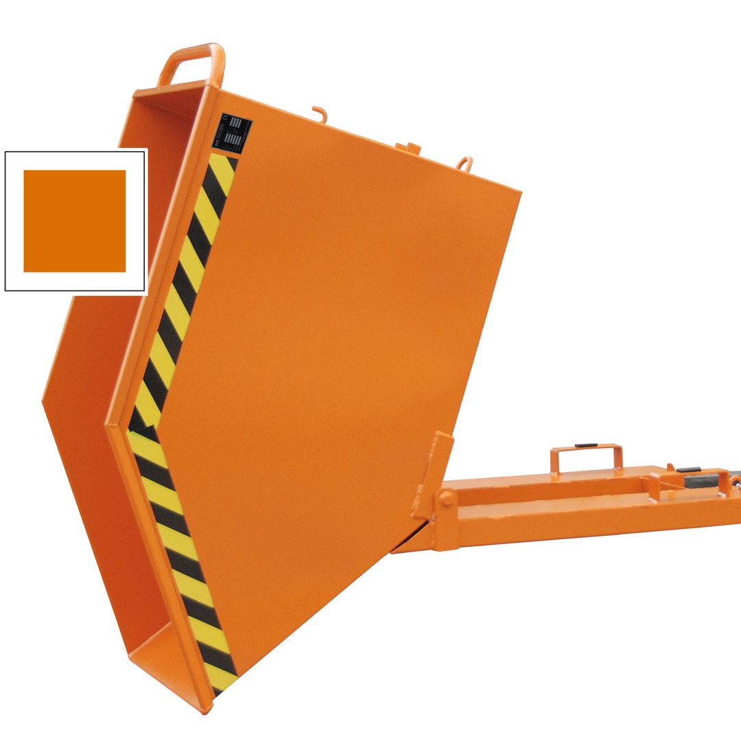 BAUER Muldenkipper - 1.000 l - 300 kg - HxBxT 980 x 1.110 x 1.420 mm - feuerrot