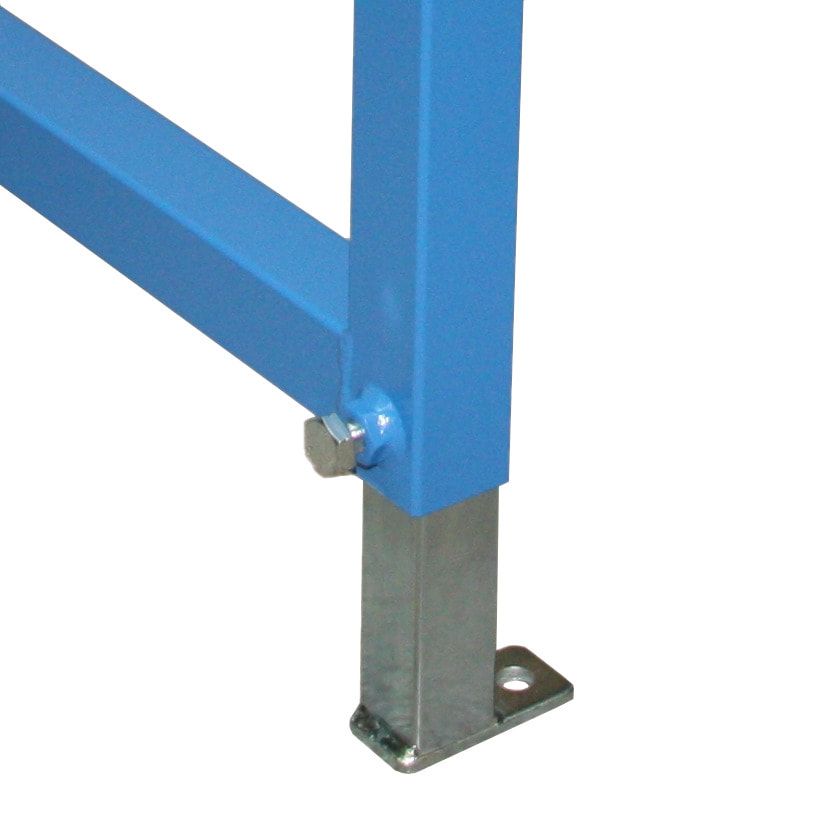 Ständer für 1.000 mm Schwerlastrollenbahn - (H) 1.100-1.500 mm