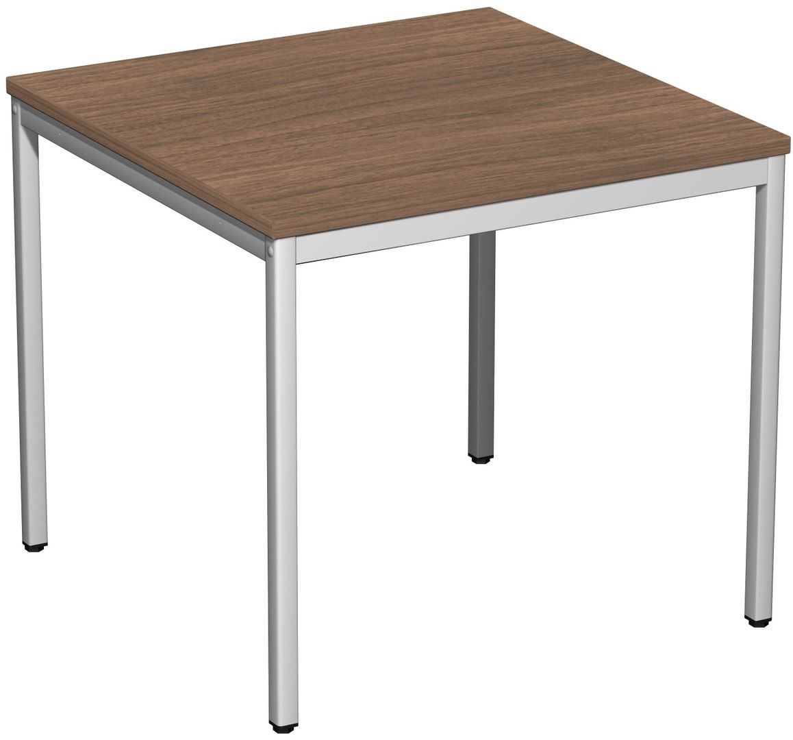 Schreibtisch - 4-Fuß Eco - Bürotisch - 720 x 1.000 x 800 mm (HxBxT) - Gestell lichtgrau - Ahorn