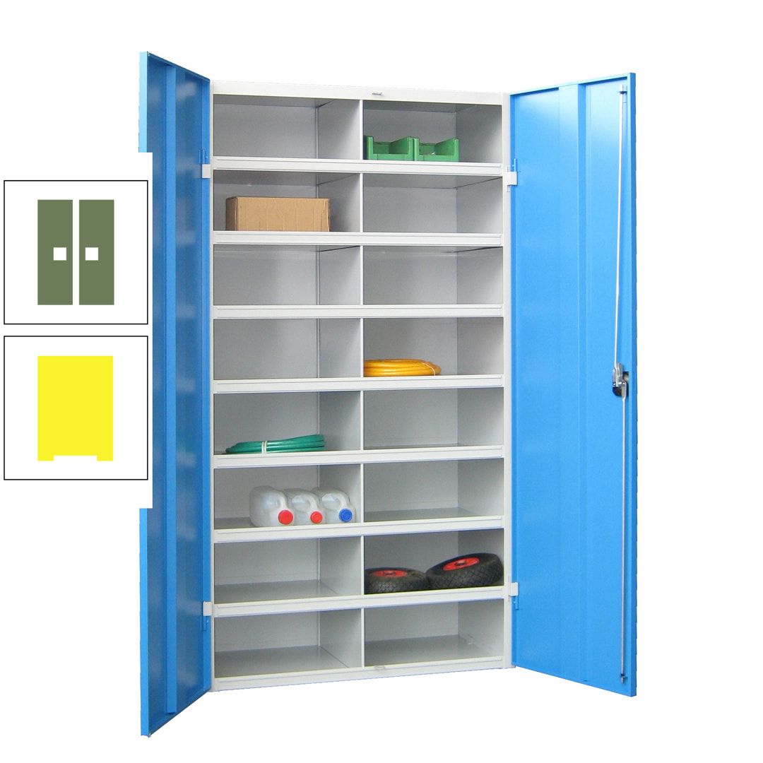 Aktenschrank - Fächerschrank - Sortierstation - 16 Fächer - Büroschrank - Dokumentenablage - 1.800 x 1.000 x 530 mm (HxBxT) - anthrazitgrau