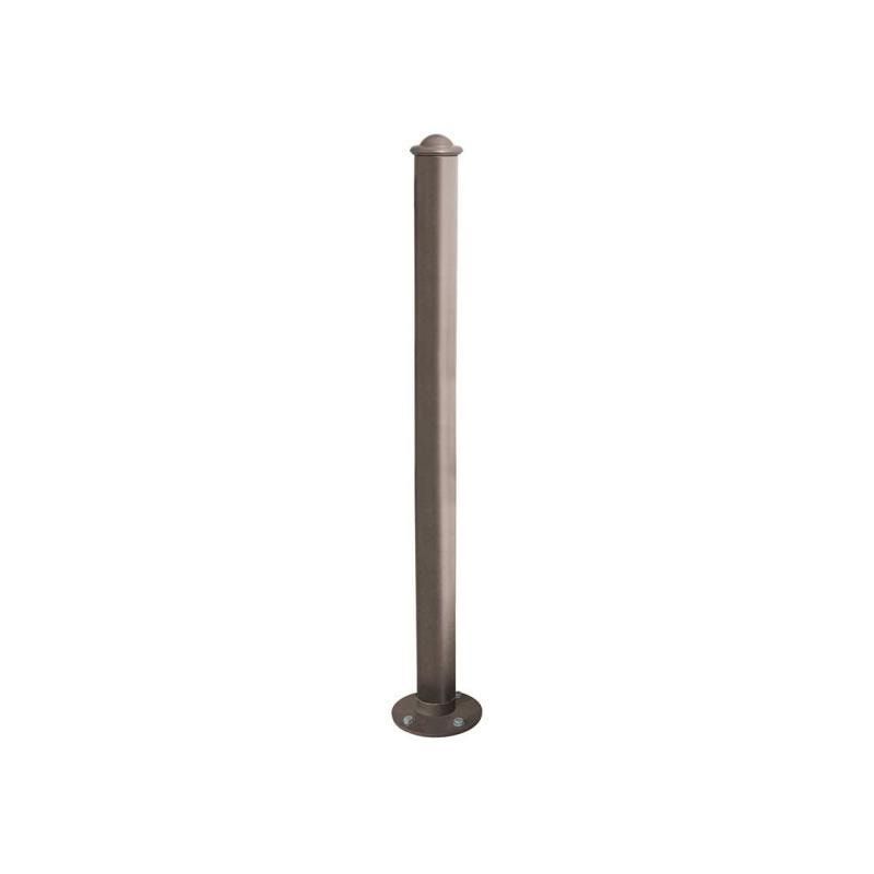 Neigbarer Pfosten mit Edelstahlkopf - 76 x 1.010 mm (DxH) - Farbe enzianblau - Pfosten mit Gelenk - beweglicher Pfosten