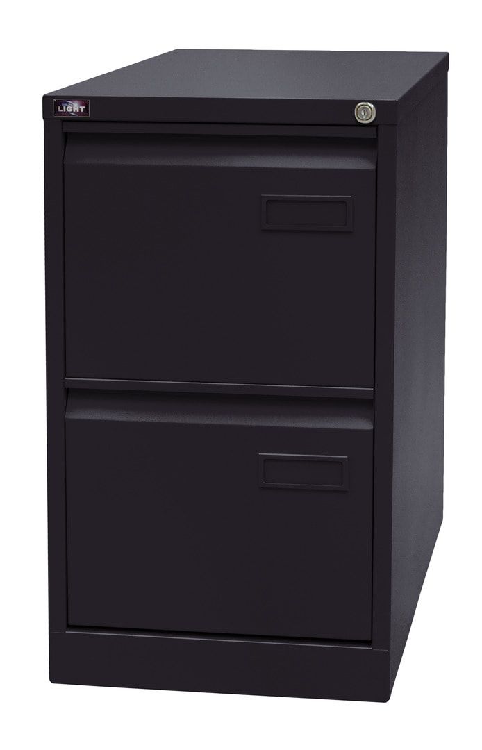 Bisley Light Hängeregistraturschrank - 2 Schubladen - einbahnig - Farbe blau