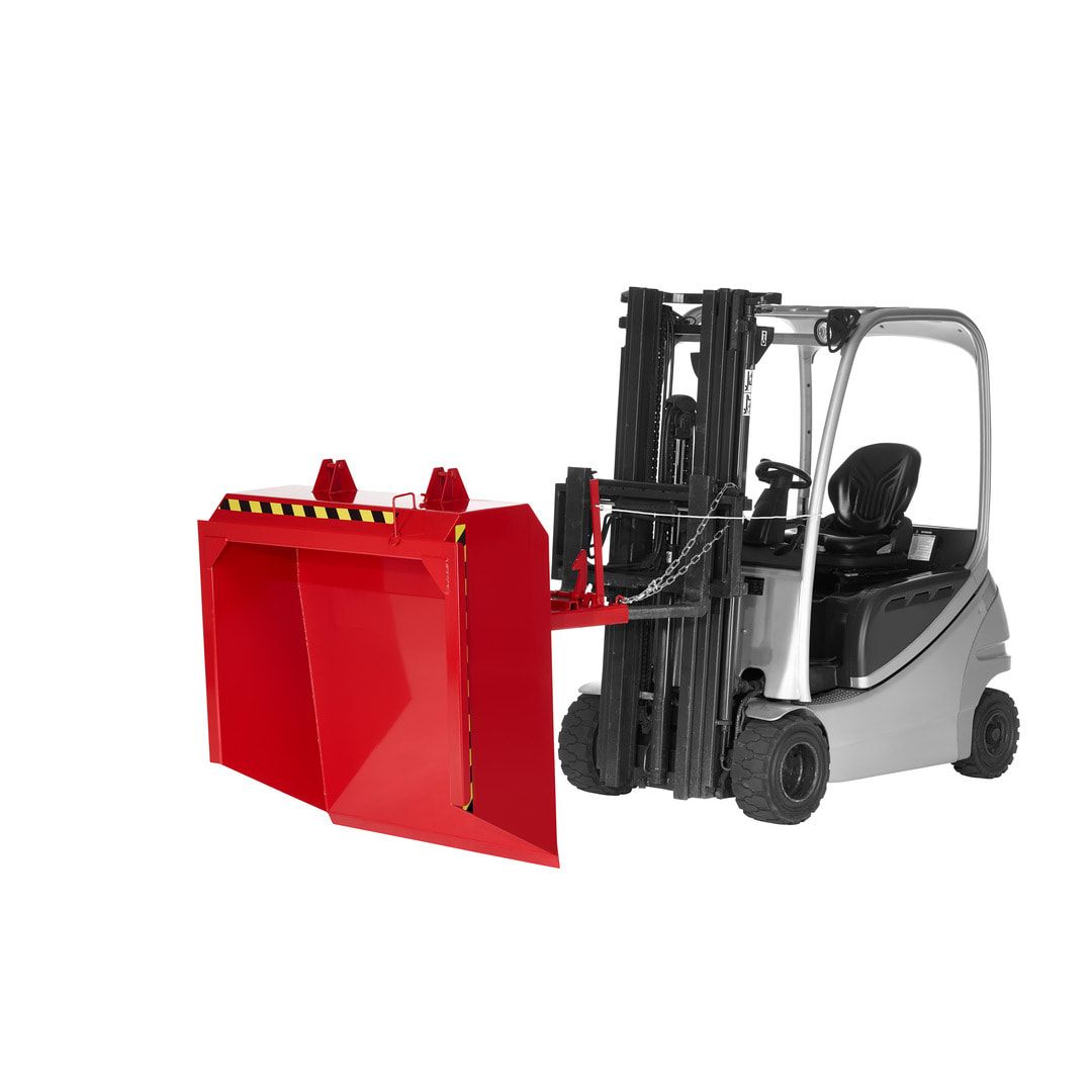 Staplerschaufel - Traglast 1.500 kg - Volumen 500 l - 550 x 1.130 x 1.615 mm (HxBxT) - enzianblau
