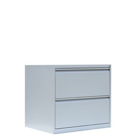 Hängeregistraturschrank, Hängeregisterschrank, 2 Schubladen, 2-bahnig, DIN A4, 700 x 760 x 620 mm (HxBxT), Korpus- und Schubladenfarbe wählbar