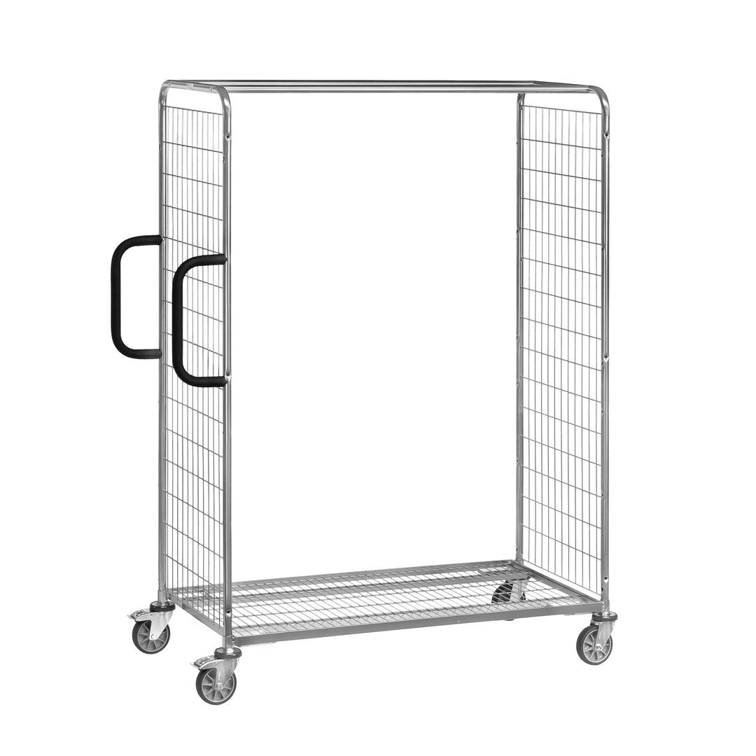 Fetra - Kommissionierwagen - Tragkraft 300 kg - Höhe 1.825 mm - Ladefläche 610 x 1.250 mm (BxT) - verzinkt