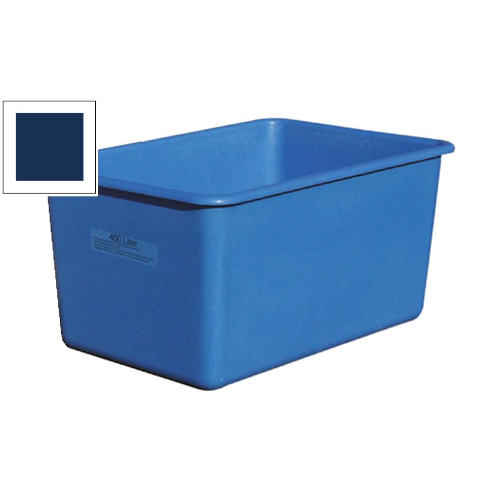Rechteckbehälter - GFK - 290 x 880 x 580 mm (HxBxT) - 100 l - blau