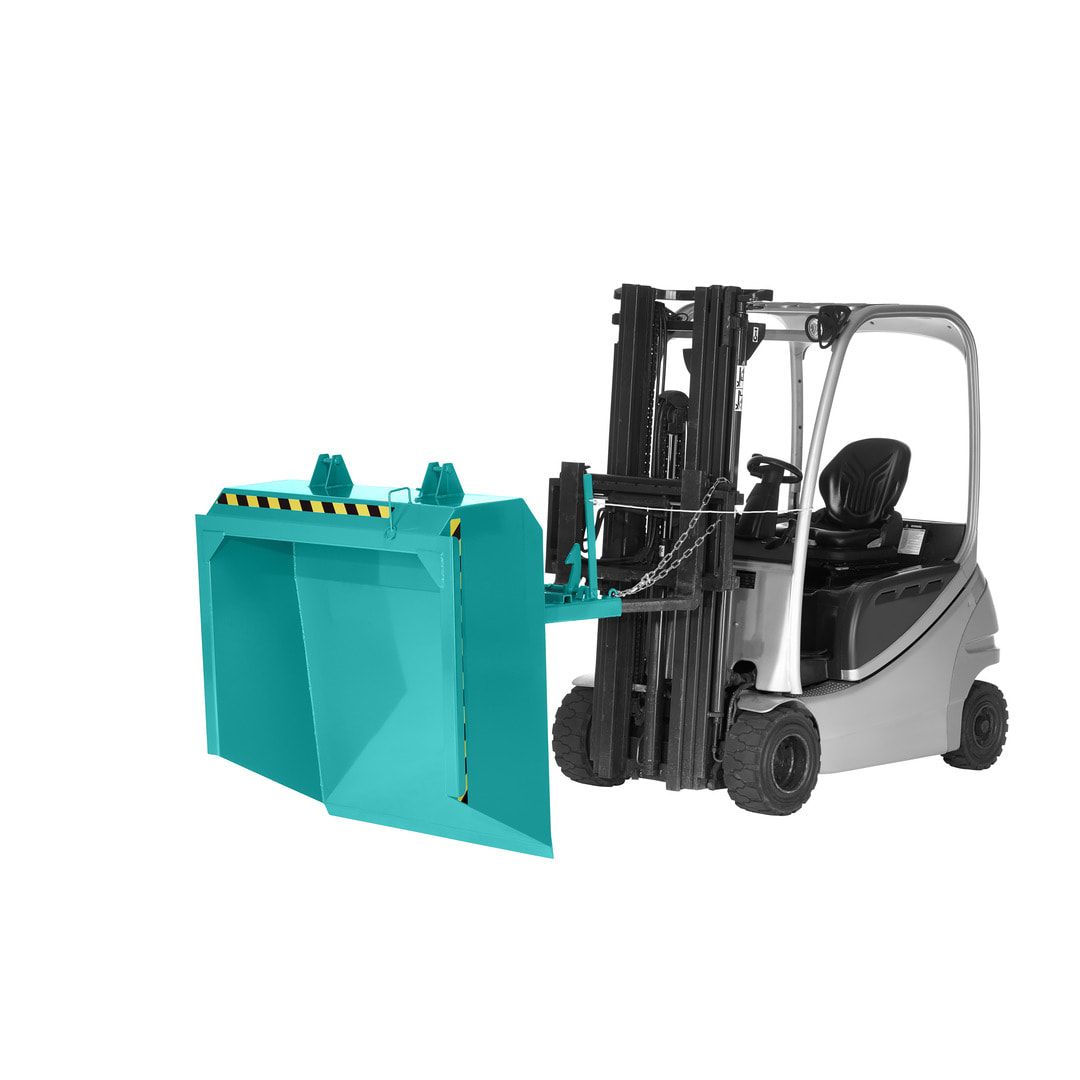 Staplerschaufel - Traglast 1.500 kg - Volumen 500 l - 550 x 1.130 x 1.615 mm (HxBxT) - enzianblau