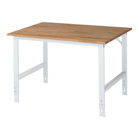 Arbeitstisch - höhenverstellbar 760 - 1.080 mm - 1.250 x 1.000 mm (BxT) - Traglast 500 kg - Buche - Farbe wählbar