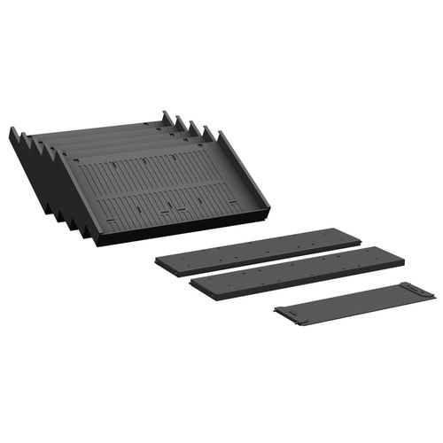 Container Einrichtungs-Set, für Schubfächer, 2 Querausfachungen, 1 Längsausfachung, 6 Schrägablagen