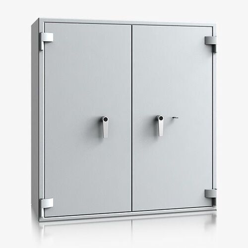 Dokumententresor, Geldschrank, Safe, Aktenschrank, VdS Klasse 1, 60 Min. feuerfest, Türen 2-flügelig, 1.045 x 1.128 x 506 mm (HxBxT), Farbe lichtgrau