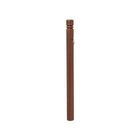 Herausnehmbarer Pfosten mit Ringkopf und Zylinderschloss - 76 x 955 mm (DxH) - Farbe wählbar