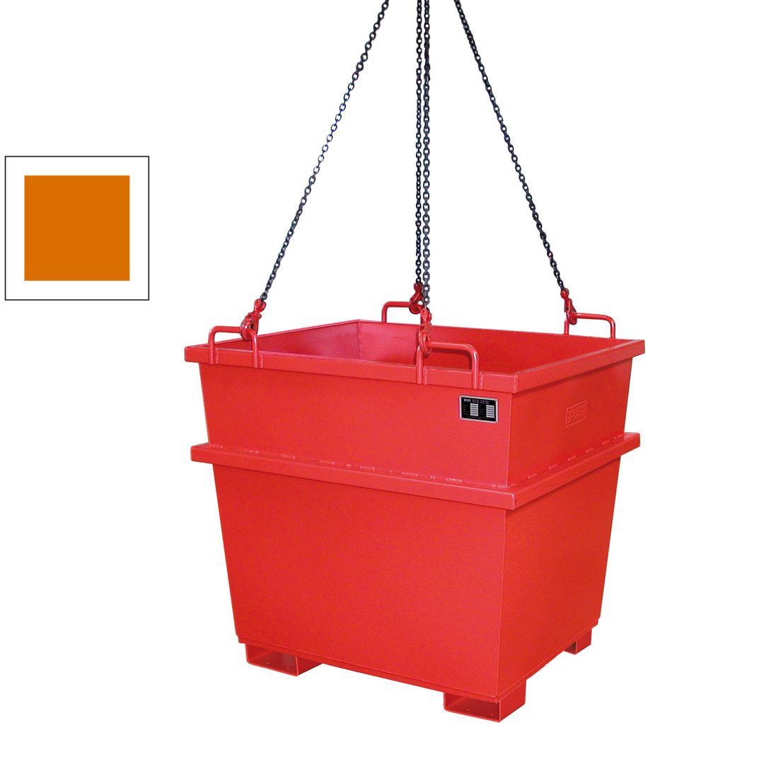 Container - konisch - Volumen 1.000 l - Traglast 2.000 kg - feuerrot