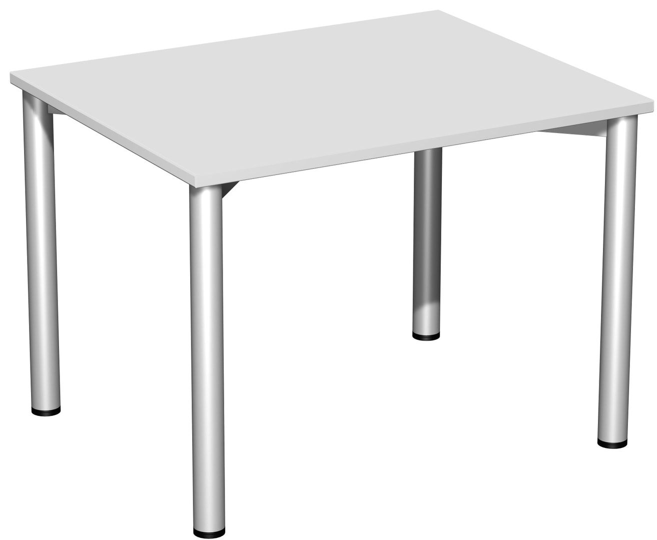 Schreibtisch - 4-Fuß Flex - Bürotisch - 720 x 1.000 x 800 mm (HxBxT) - Gestell anthrazit - Ahorn