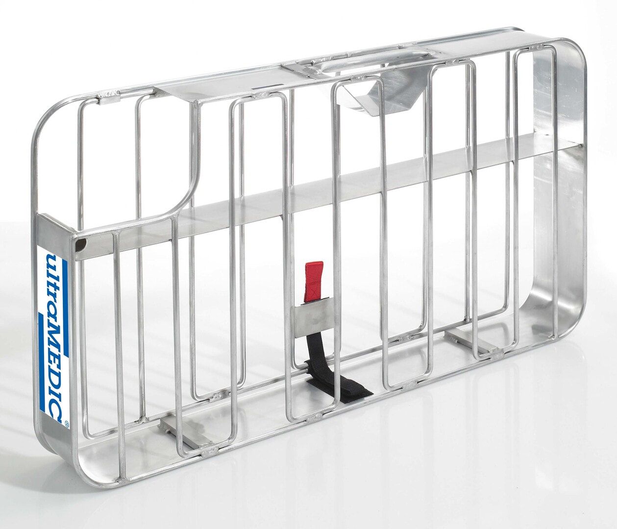 ultraMEDIC Schlauchpaketkorb, Schlauchtragekorb, für B-Schläuche, 510 x 870 x 150 mm (HxBxT), Farbe Aluminium