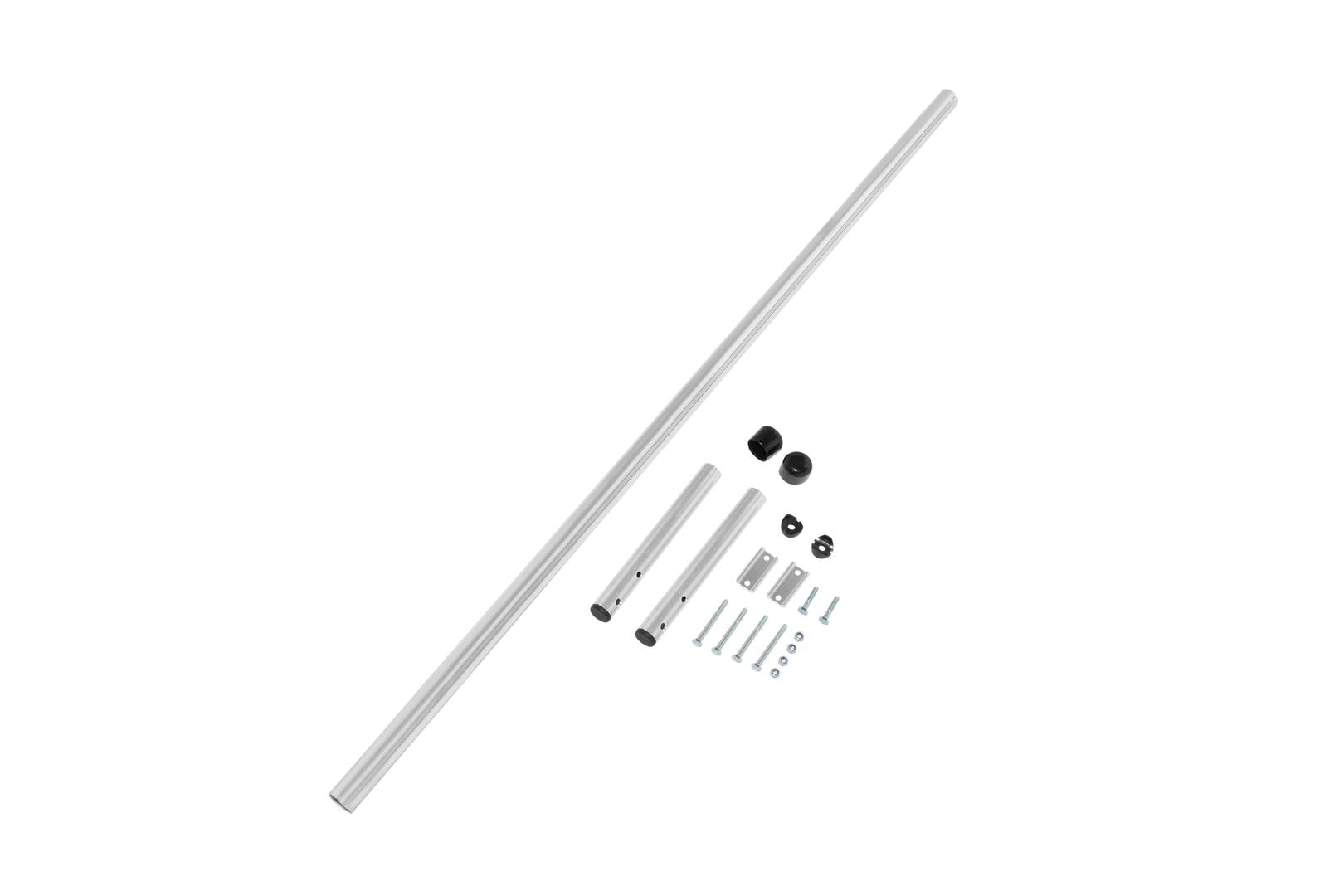 Hymer Handlauf zur nachträglichen Montage, 1.250 mm Länge, Durchmesser 30 mm, Aluminium für 60 - 100 mm Rechteckholme