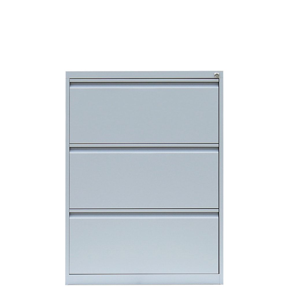 Hängeregistraturschrank, Hängeregisterschrank, 3 Schubladen, 2-bahnig, DIN A4, 1.010 x 760 x 620 mm (HxBxT), Korpus- und Schubladenfarbe wählbar