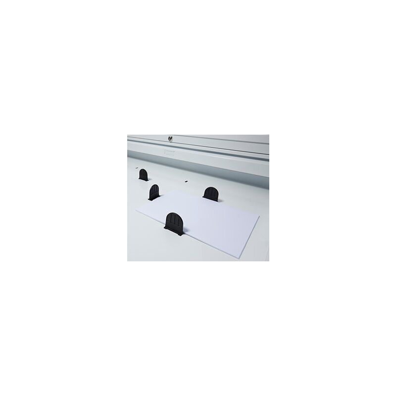 Fachteiler für Lüllmann Zeichnungsschrank, Planschrank, PVC schwarz, 50 x 50 mm (HxB)