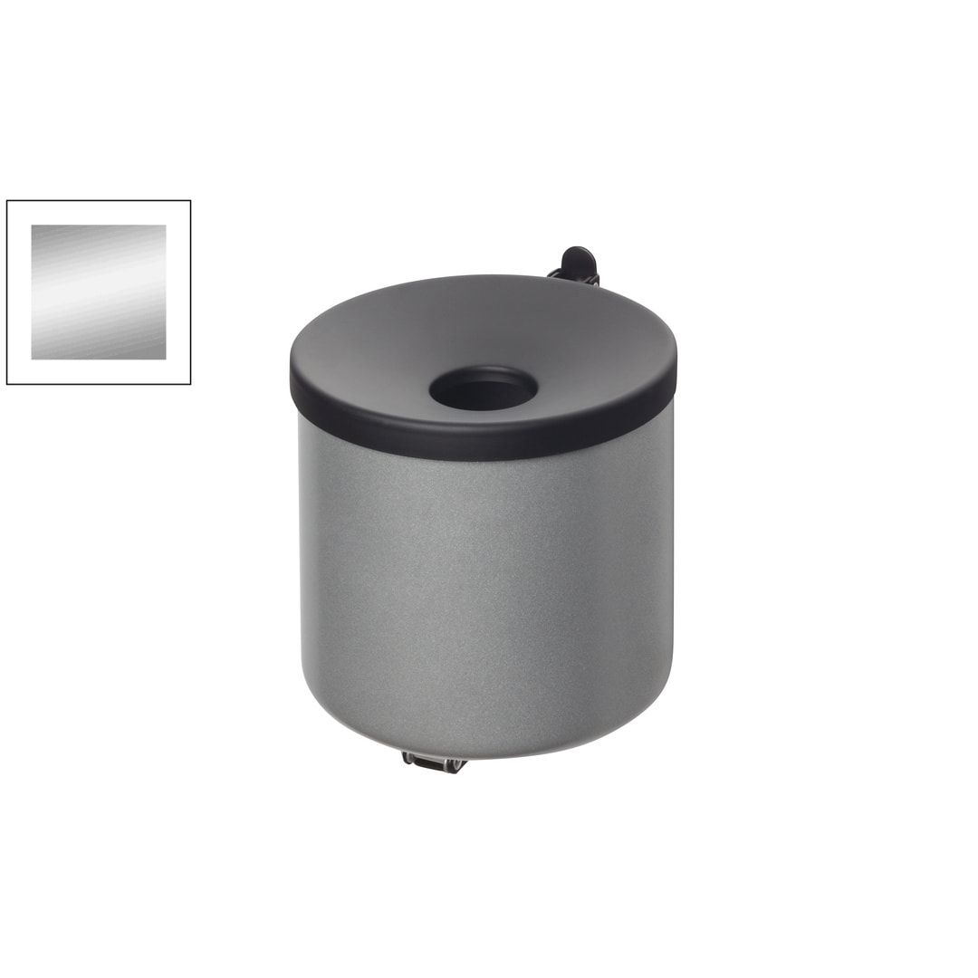 Wandascher - Volumen 0,6 l - 100 x 90 x 120 mm (HxBxT) - Edelstahl