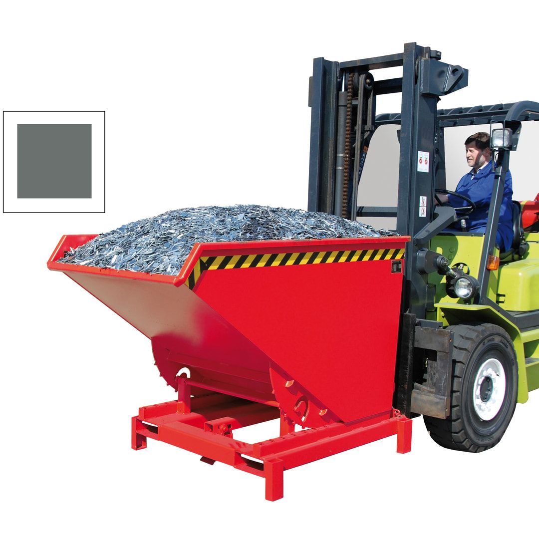 BAUER Schwerlast-Kipper - 4.000 kg - 1.700 l - automatische Entriegelung - blau