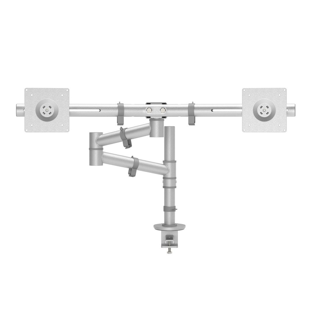 Doppel Monitorarm - 2 x 34,5 Zoll Bildschirm - Monitorhalterung - Bildschirmhalter - VESA - schwenkbar - drehbar - neigbar - Farbe schwarz