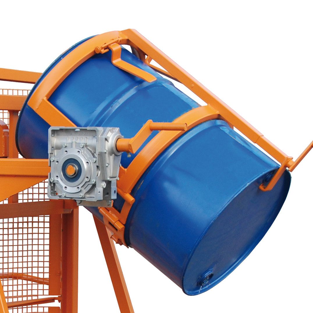 Fassheber - Tragkraft 350 kg - Hubhöhe 1.100 mm elektrohydraulisch - feuerverzinkt