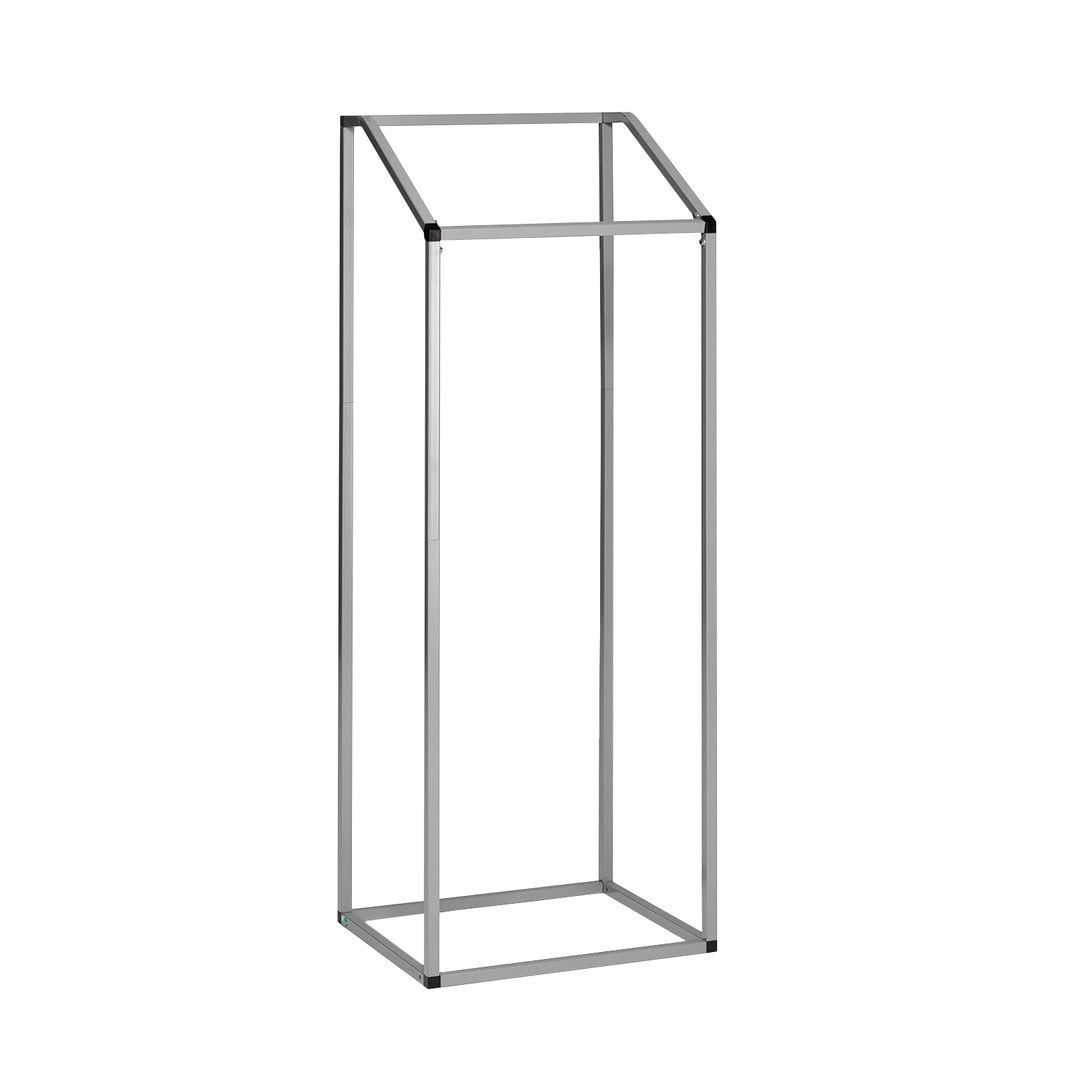 Müllsackständer für 1.000 l Säcke - 1.835 x 630 x 540 mm (H x B x T) - blau
