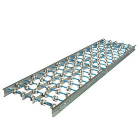 Allseiten-Röllchenbahn - Breite 300 mm - Kunststoffröllchen - Länge und Achsabstand wählbar