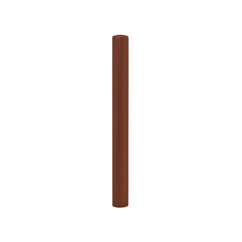 Einfacher Pfosten mit Bogenkopf - Durchmesser 90 mm - Höhe 1.000 mm - Farbe enzianblau