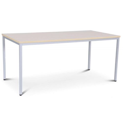 Schreibtisch - Konferenztisch - 750 x 1.600 x 800 mm (HxBxT) - Gestell lichtgrau - Tischplatte grau